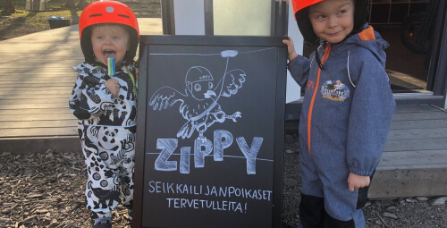 Seikkailupuisto Zippy - huikeita elämyksiä! (Lapselle)