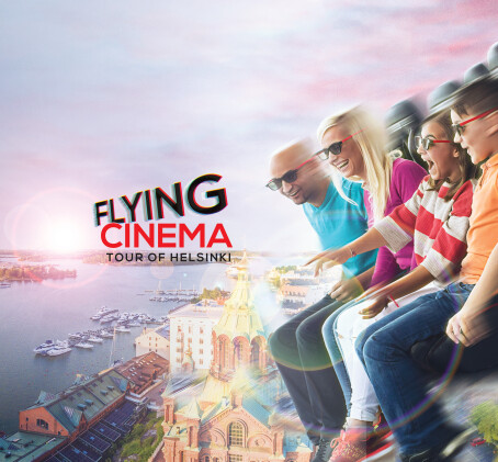 Flying cinema - Virtuaalielokuvaelämys Helsingissä