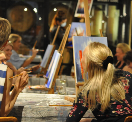 Paint&Party -lahjakortti kolmelle | Helsinki