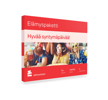 Hyvää syntymäpäivää! -elämyspaketti | Ympäri Suomen