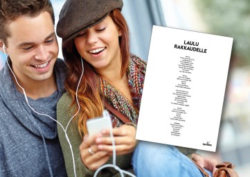 Kustomoitu biisi + A4 juliste sanoituksista | Online