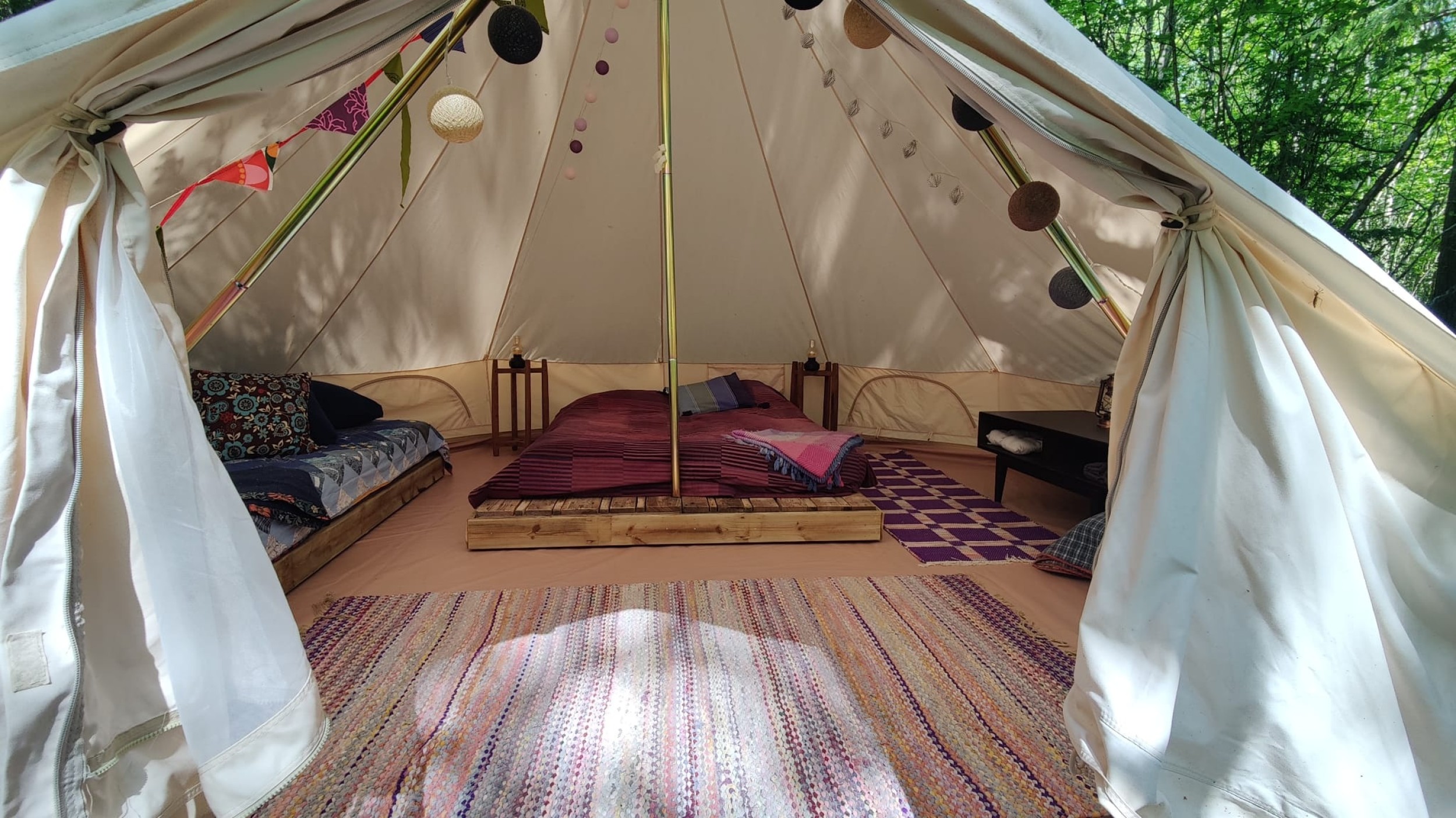 Yöpyminen Glamping teltassa 3:lle Korppoo |Yli 2300 lahjaa 6€