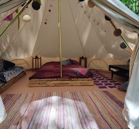 Yöpyminen Glamping teltassa 3:lle | Korppoo