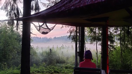 Elämysmajoitus kahdelle puuteltassa | Sastamala