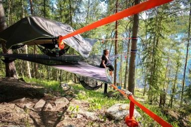 Skytent-yö Nuuksiossa kahdelle | Espoo