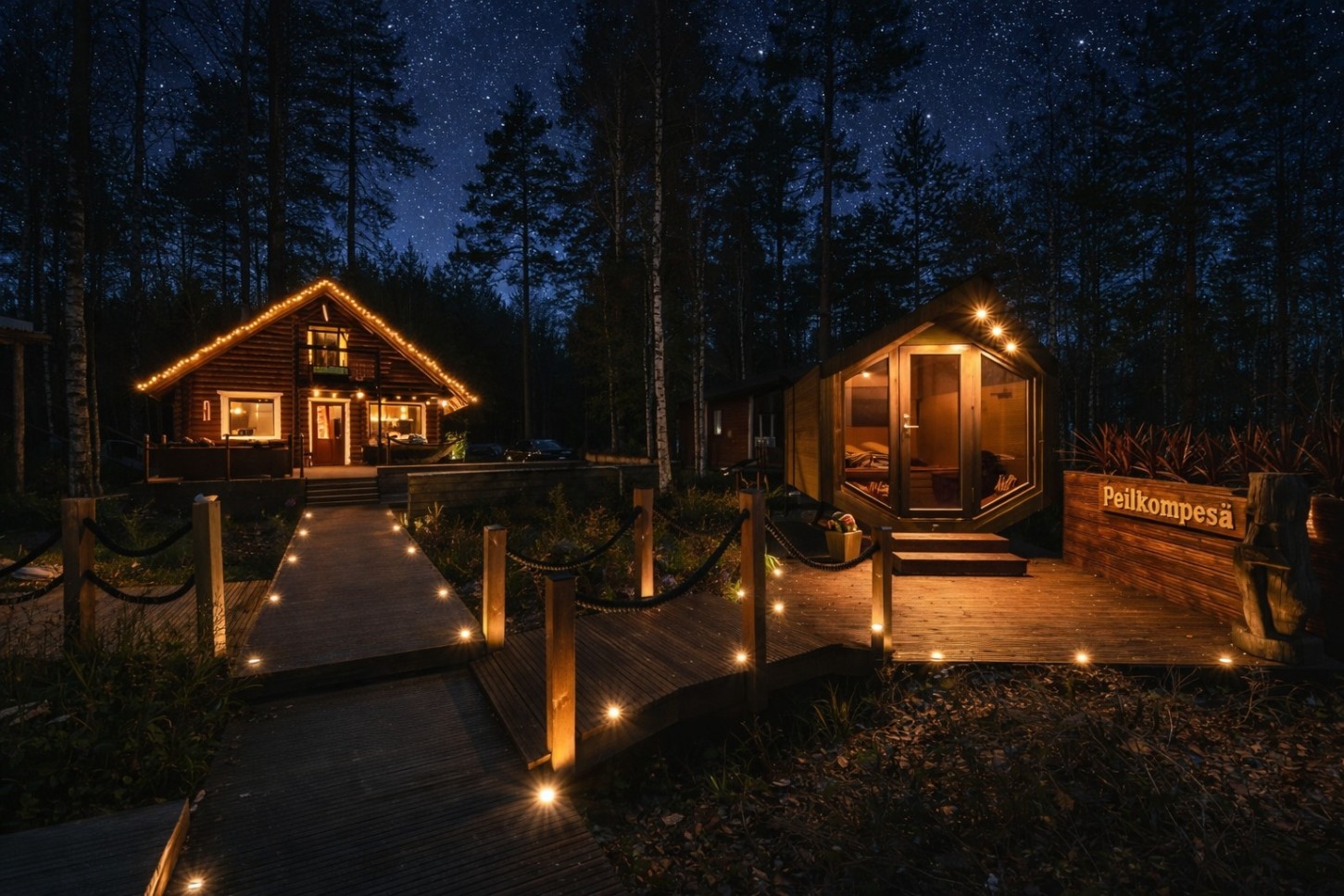 Minivilla Peikonpesä viikonloppumajoitus kesällä (1-6hlö) | Hämeenlinna