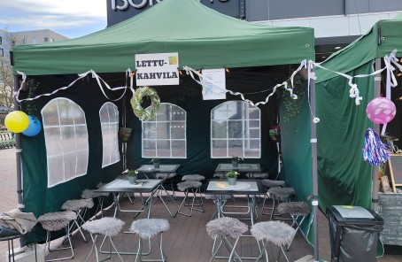 Laulava lettukahvila 150 hengelle | Pirkanmaa